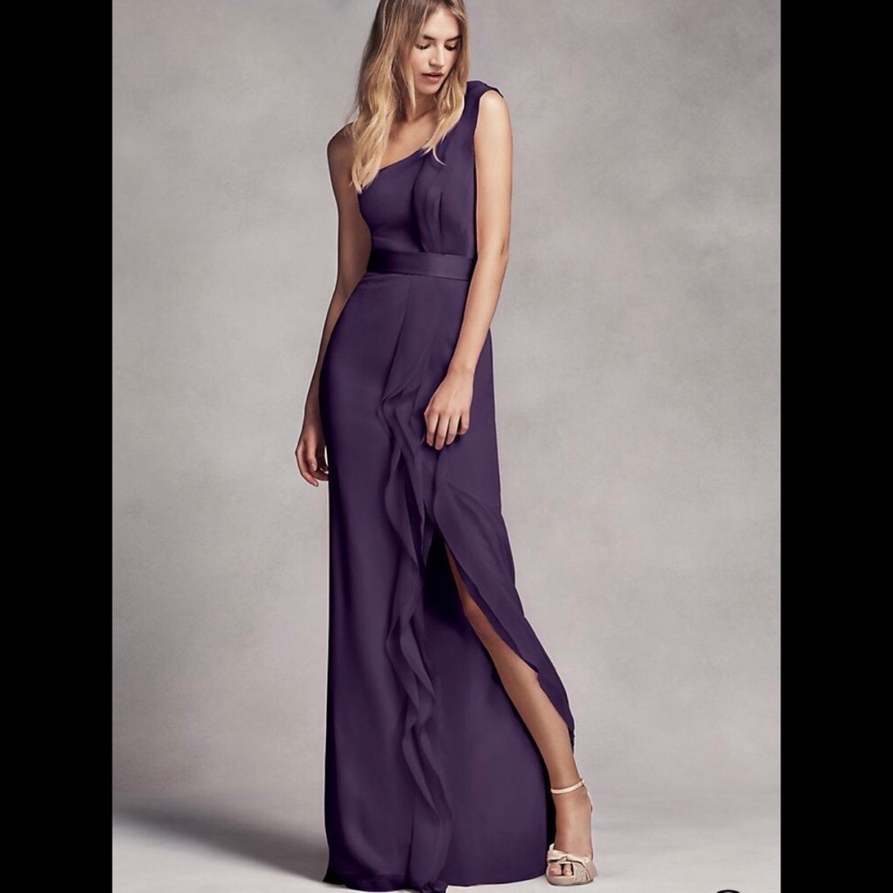 Vera Wang bridesmaid dress with ruffles!